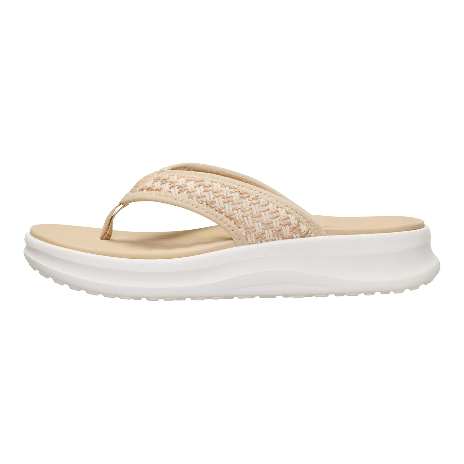 HEYDUDE Womens Tide Flip Sandal Lightweight Slip On Summer Sandal with Soft Woven Strap and Cushioned Footbed