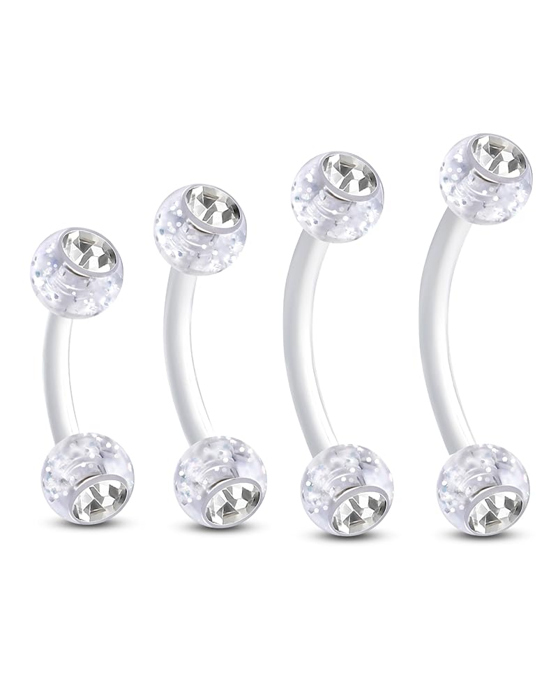 Eyebrow Piercing Jewelry Titanium COCHARM Cute Butterfly Rook