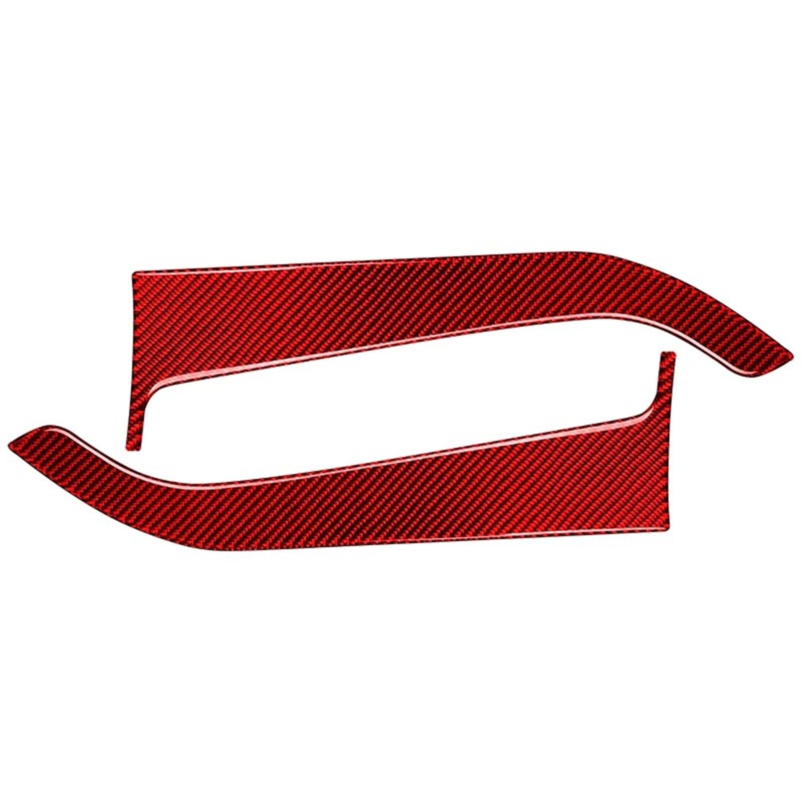 for Ford for Mustang GT 2015-2021 Car Accessories Carbon Fiber Stickers Interior Car Front Door Panel Trim Decals Decoration Cover FRTRGVUVXP(Style B)