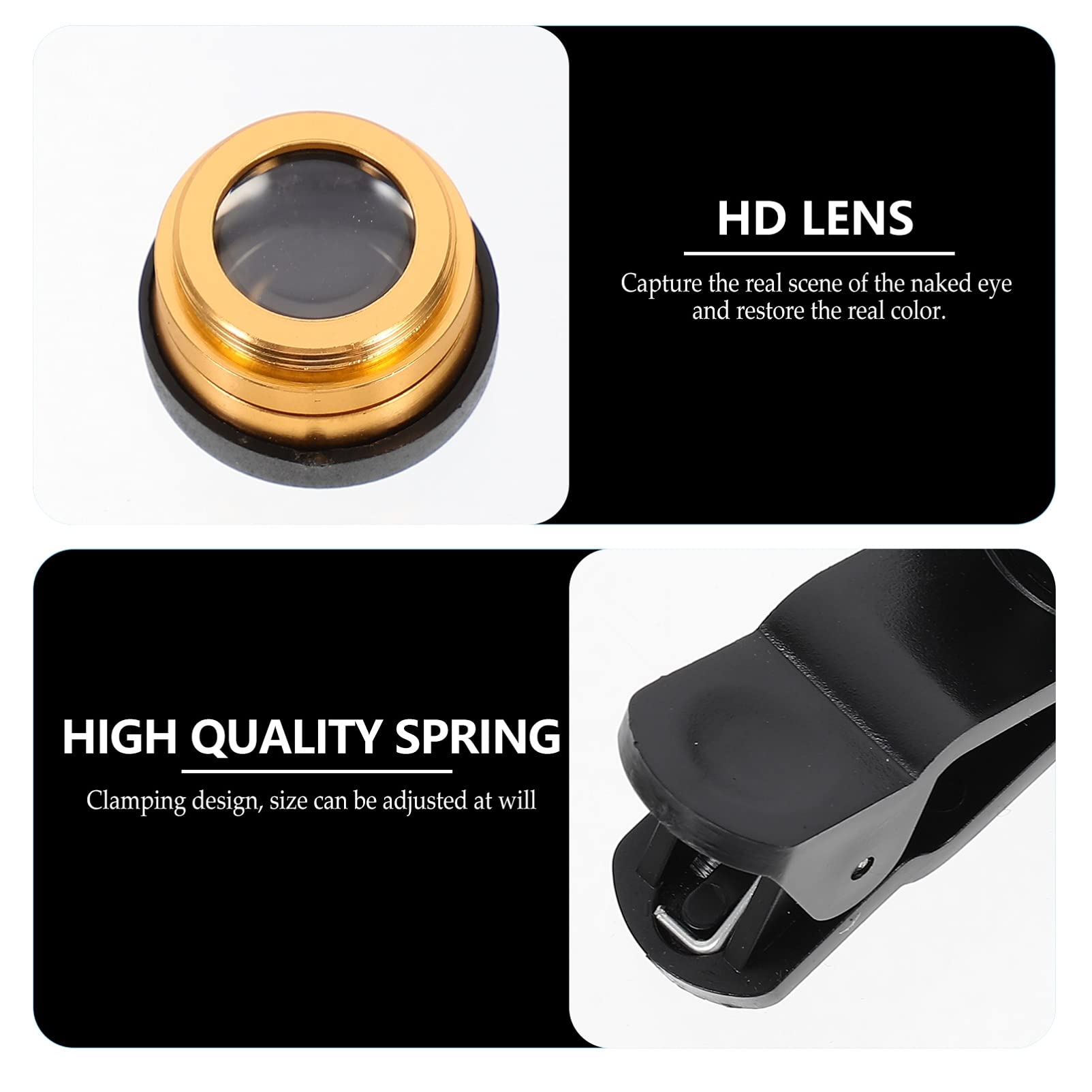 UKCOCO 6sets Telefoon Camera Lens Kit Multifunctionele Fish Eye Macro Groothoek Lens Eenvoudig Te Installeren Voor Stadslandschappen Dieren Reisfoto Geschikt Voor Smartphones