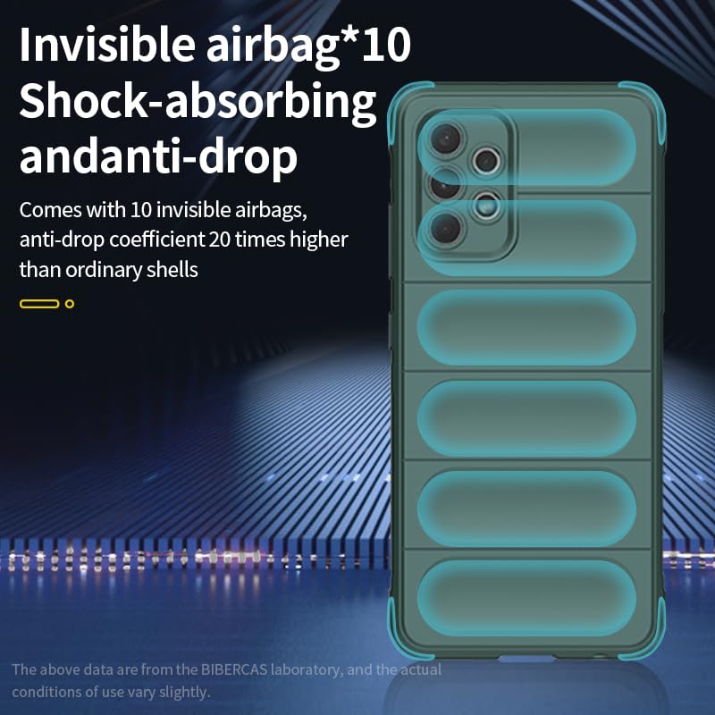 Coque Samsung Galaxy A32 4G silicone vert avec protège-écran