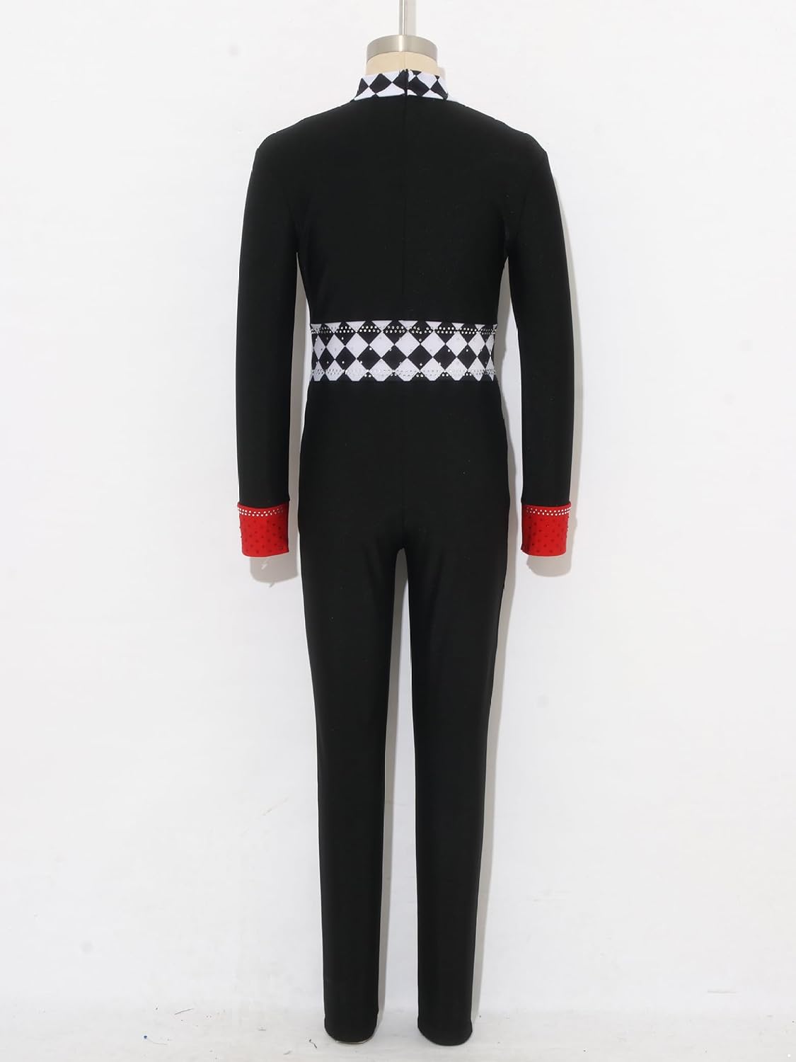 Girls Showman Circus Costume Bodysuit Ice Skating Leotards