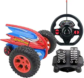 Carrinho de Controle Remoto 7 Funções Gravitacional Stunt Car - Homem-Aranha