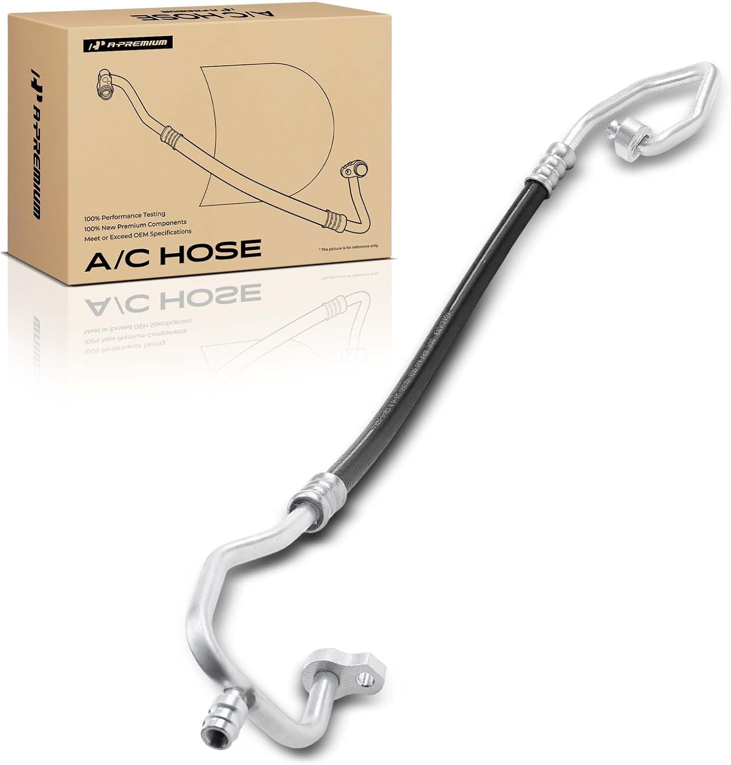 A-Premium A/C Discharge Line Hose Assembly Compatible with Hyundai Elantra, 2016 2017 2018, 2.0L, Compressor to Condenser