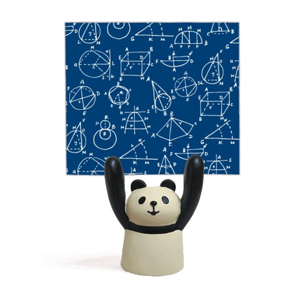 Support de mémo géométrique panda pour bureau de mathématiques - 4
