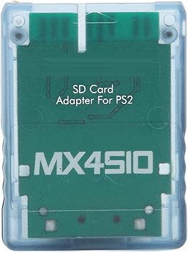 Memory Card Adapter, Hand Made Stable Replacement Reader with ABS Material for Fat Console, Transparent Blue