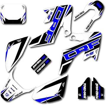 Blue Shift Graphic Kit fits Honda 04-12 CRF50 Shroud Decal CRF 50 pitbike
