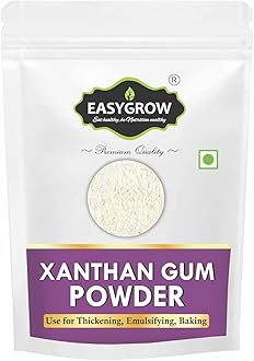 Easygrow Xanthan Gum for Baking and Thickening Sauces 100% Natural Perfect for Gluten-Free Baking, Cooking, Xanthan Gum Powder for Gravies & Shakes (400 gm)