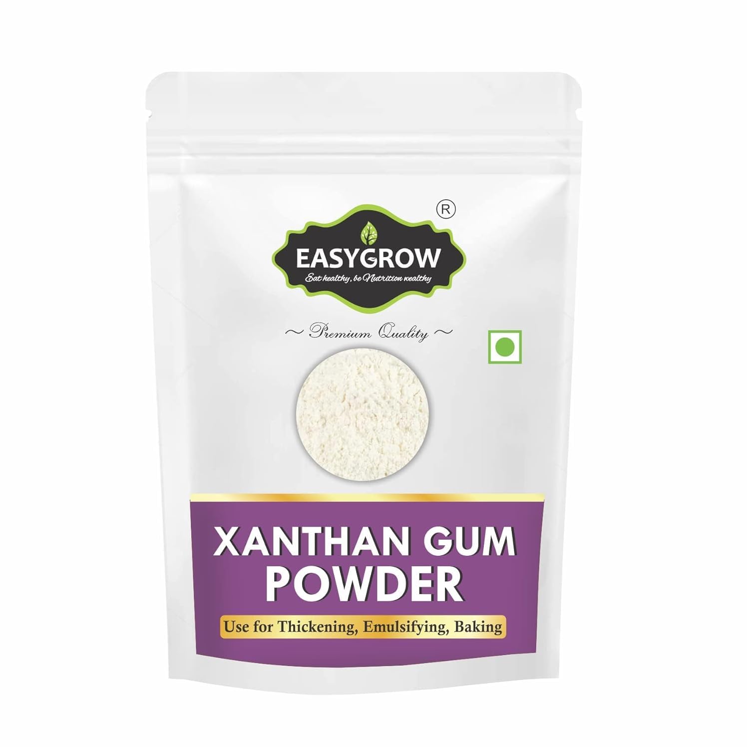 Easygrow Xanthan Gum for Baking and Thickening Sauces 100% Natural Perfect for Gluten-Free Baking, Cooking, Xanthan Gum Powder for Gravies & Shakes (400 gm)