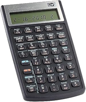 HP 2716570 10bII+ Financial Calculator, 12-Digit LCD