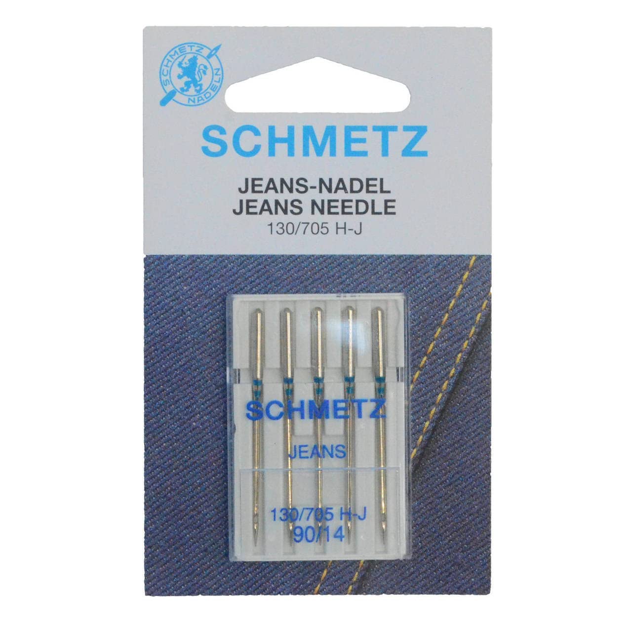 maschinennadeln | 5 Jeans-Nadeln | 130/705 H-J | Nadeldicke: 90/14 | auf Allen gängigen Haushaltsnähmaschinen einsetzbar | geeignet für das Verarbeiten von Jeans und ähnlichen Stoffen-picture-31