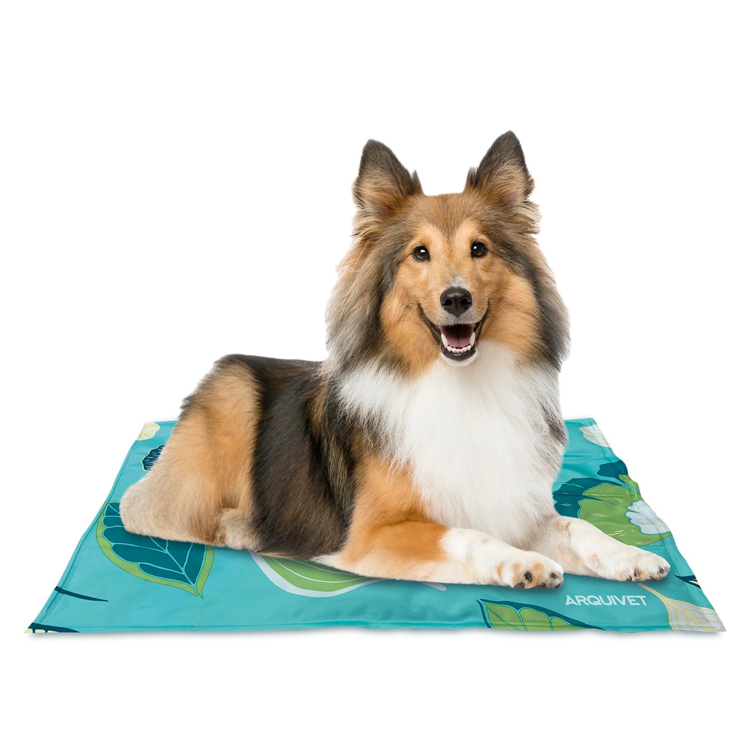Arquivet Tapis rafraîchissant Anti-moustiques pour Chiens et Chats - 90 x 105 cm - Tapis Auto-réfrigérant avec huiles essentielles répulsives