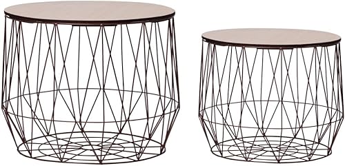 Miniatura 82 de 1 mesa auxiliar con marco de metal, mesa auxiliar blanca para sala de estar, hogar, oficina, 18.5 x 22.4 pulgadas Blanco,Negro