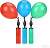 3 Paquete de Bomba de Mano para Globos, Inflador de Aire Manual de Doble Acción, Bomba de Mano Resistente para Globos, Inflador Manual Portátil para Pelotas, Decoraciones de Fiesta, Flotadores 1