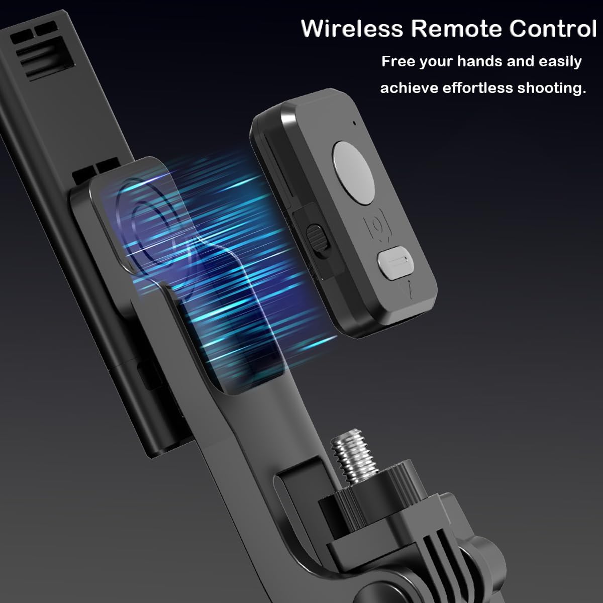 SEASHIMMER AI-Powered 360° Face Tracking Phone Holder, App-Free Smart Camera Mount with Horizontal/Vertical Shooting, Rechargeable Long Battery Life - Compact & Portable
