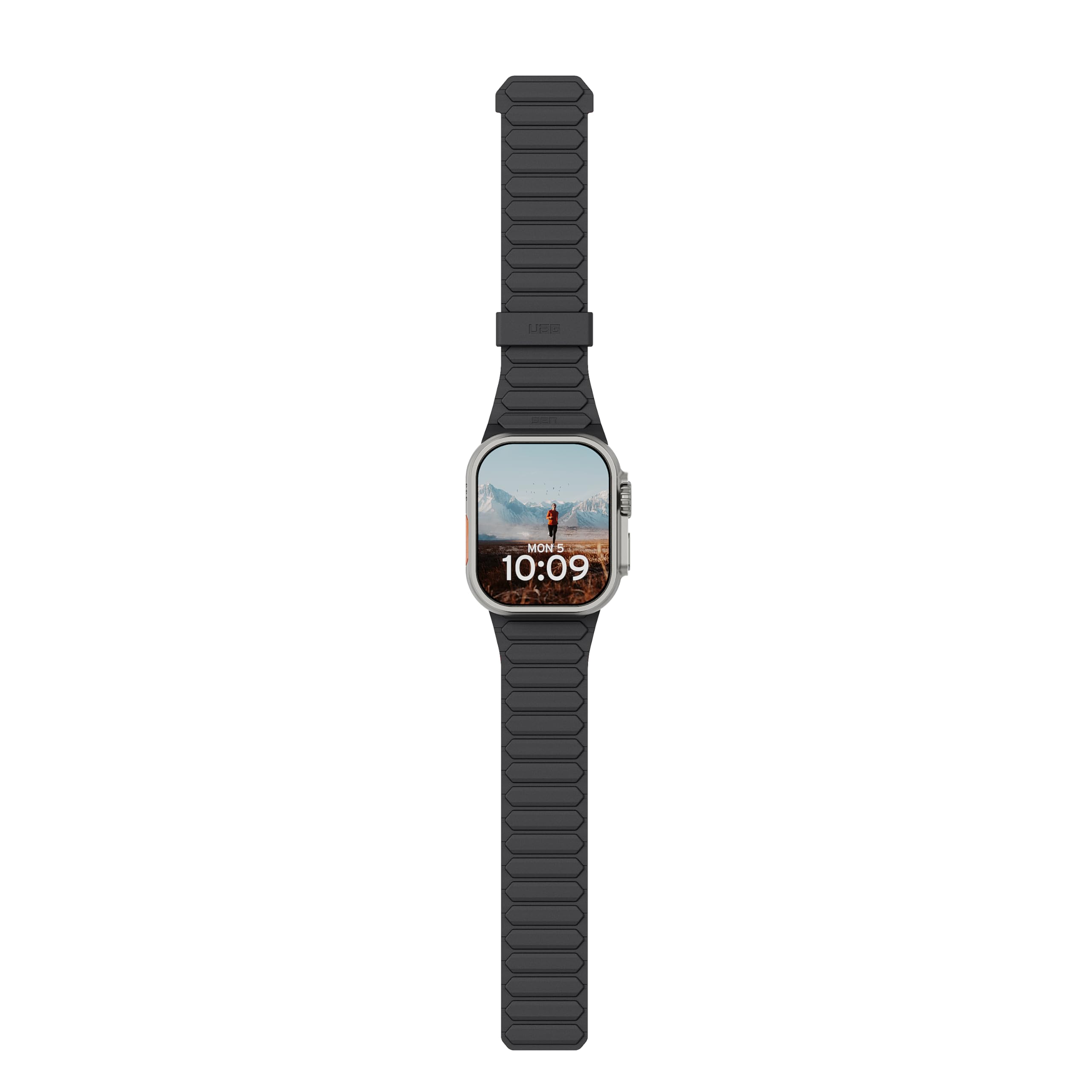 URBAN ARMOR GEAR UAG Bracelet de montre magnétique réversible double face en silicone compatible avec Apple Watch 49/46/45/44 mm et 42/41/40 mm Pathfinder Bracelet de montre magnétique réversible