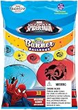 Party Banner Balloons 10 Count Marvel's Spider-Man QuickLink Banner Balloons, 12-Inch