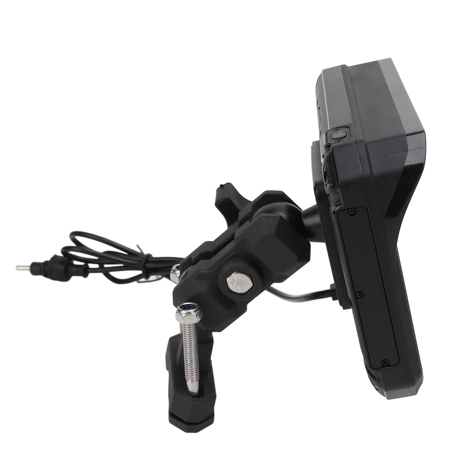 Tragbares Motorrad-GPS mit Carplay/Android Auto, Wasserdichtes Autoradio, 5-Zoll-IPS-Touchscreen mit Bluetooth, Motorrad-GPS-Navigationssystem für Motorräder