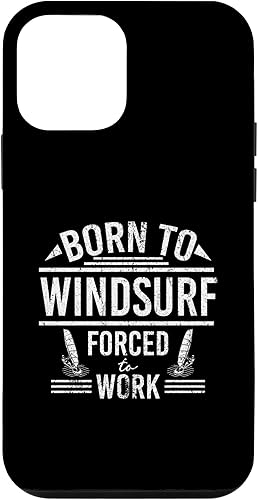 Vista 28 de iPhone 14 Born To Windsurf Forced To Work Surfing Case