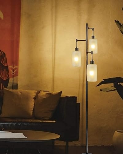 Miniatura 8 de Paquete de 4 pantallas de vidrio esmerilado blanco de repuesto, 5.9 pulgadas de altura, 3.9 pulgadas de diámetro, 1.65 pulgadas, cubiertas de