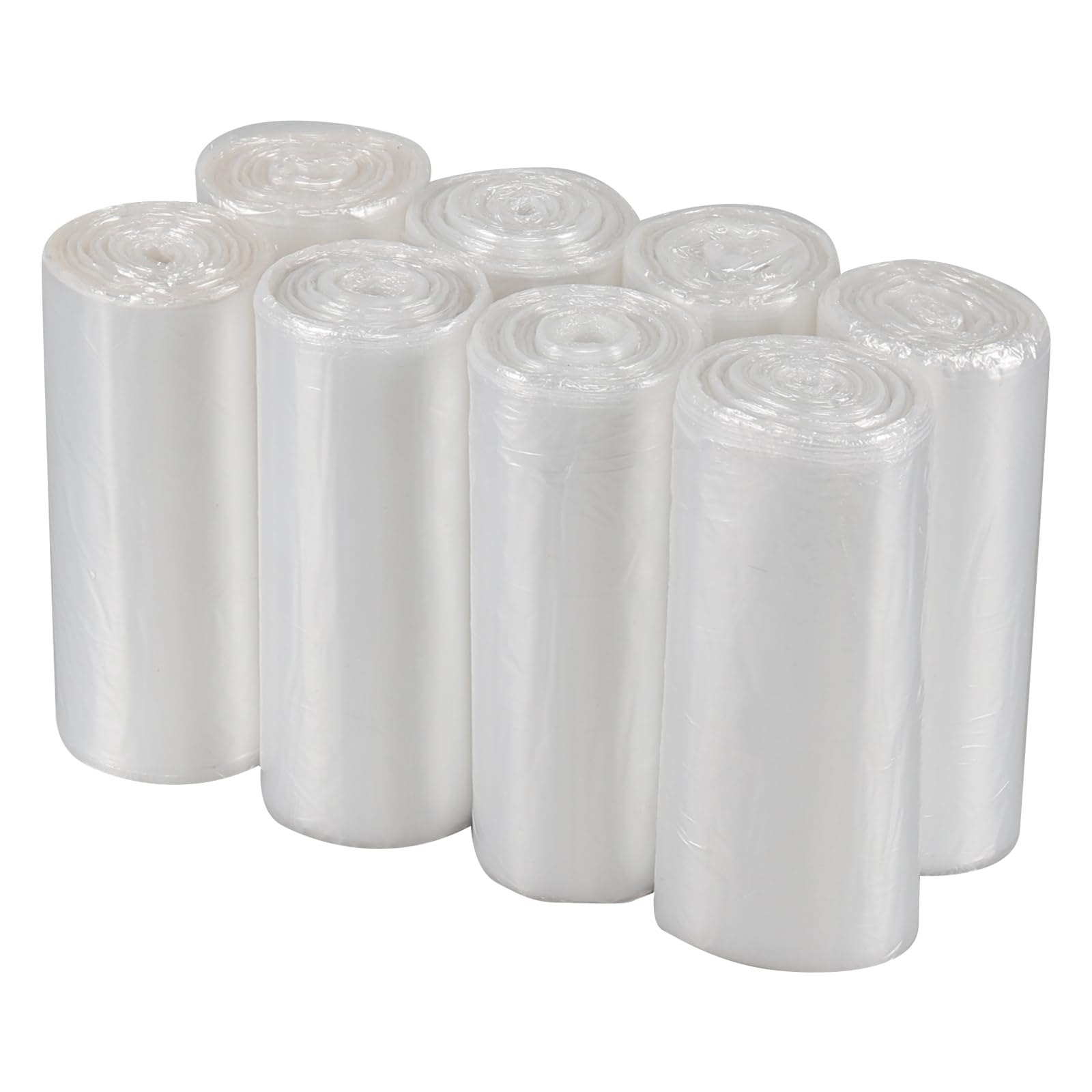 Lot de 200 sacs poubelle transparents de 50 l