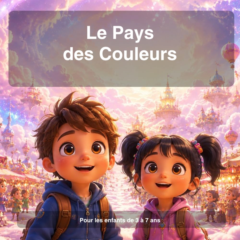 Le Pays des Couleurs: Une aventure magique de Maël et Sélia — Conte illustré pour enfants (Tome 1)