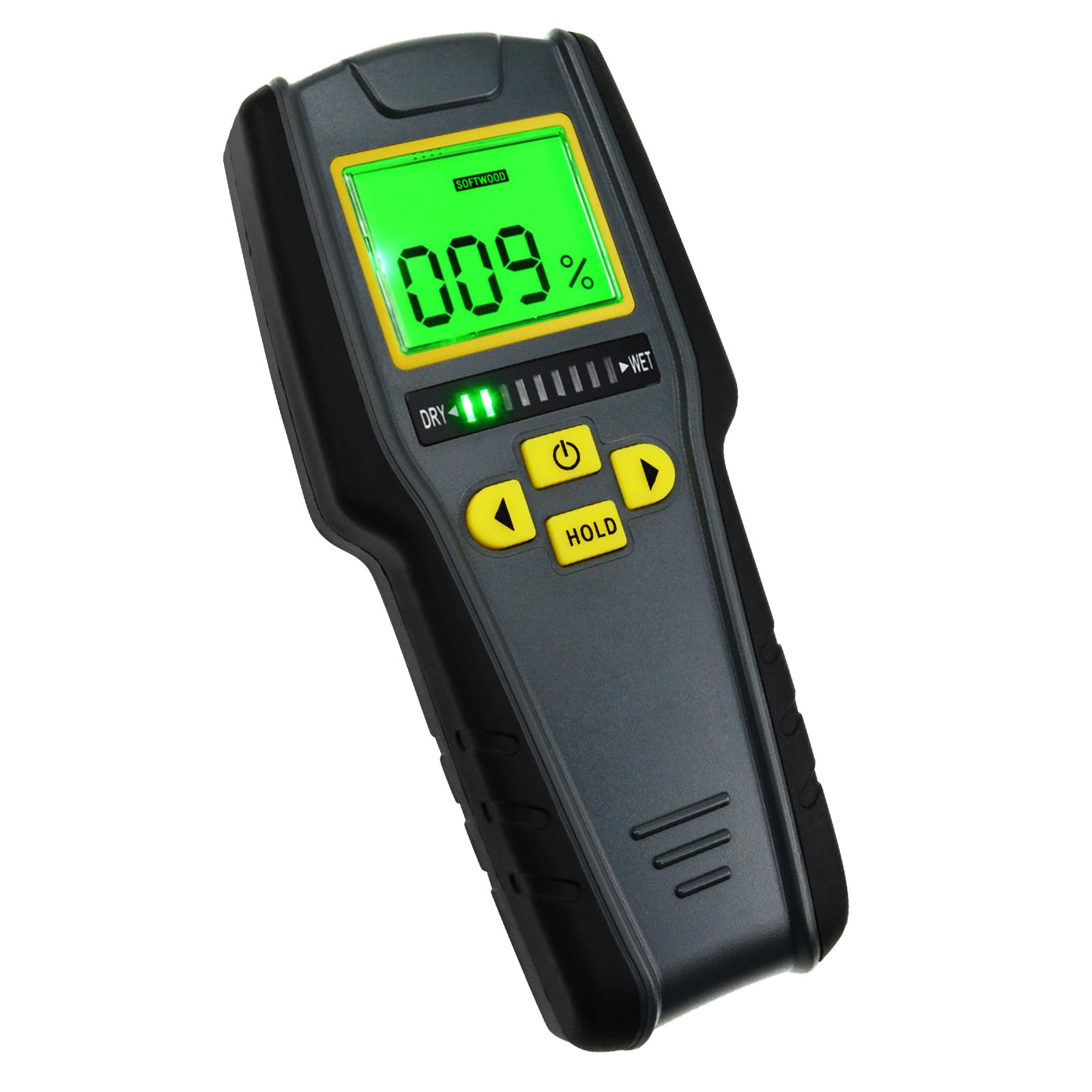 Misuratore di Umidità Digitale, LCD Retroilluminato Rilevatore di Umidità, Rivelatore di umidità dell'umidità per mobili Tipo di pin e scanner Tester