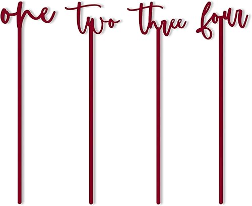 Miniatura 7 de The Cotton and Canvas Co. Agitadores de bebidas de cumpleaños con números personalizados, decoración de fiesta de cumpleaños, agitador de cóctel,