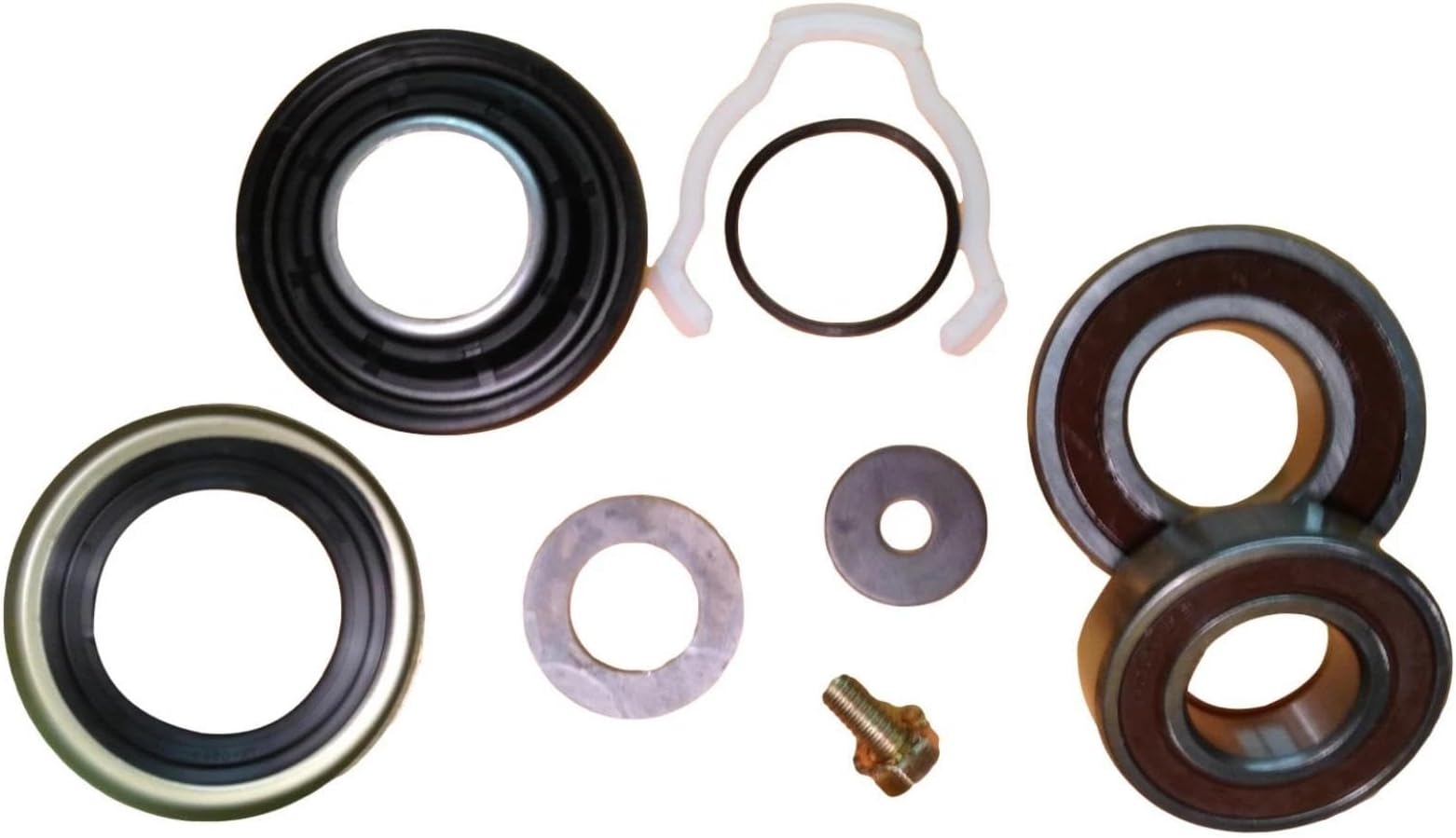 12002022 Replacement for Maytag Neptune Washer Front Loader (2) Bearing, Seal and Washer Kit, Washer Laundry Lip Seal Kit 6207-2RS 6206-2RS