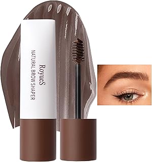 AKARY Máscara de cejas teñida marrón oscuro, ...