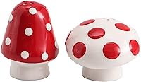 Vista 1 de Bico Juego de salero y pimentero con hongos y gnomos, apto para lavavajillas
