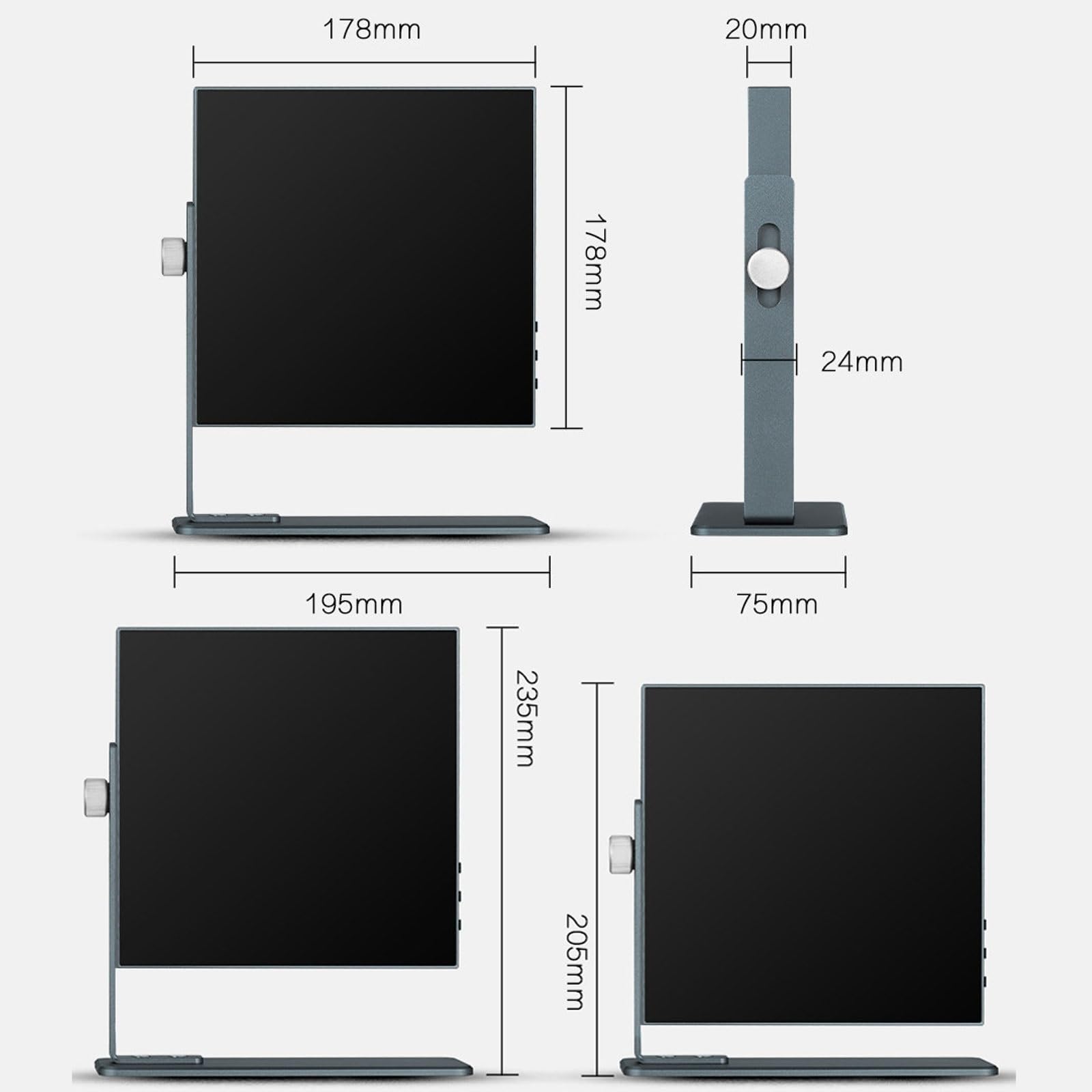 Reloj digital LED, reloj de pared y escritorio, múltiples modos de visualización, brillo ajustable, micrófono integrado para oficina en casa
