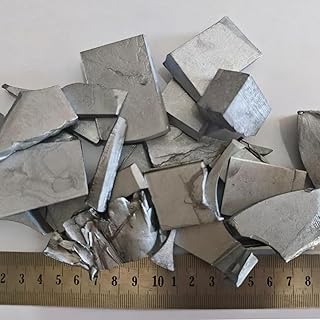 1/4 Pound Pure Vanadium Metal Ingot, Chunks, 99.9% High Purity V Metal Lumps for Laboratory Scientific Experiments and Periodic Table Element Specimen Collection