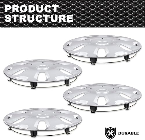 Miniatura 10 de CNNELL 1 tapacubos de 15 pulgadas para llanta completa compatible con Ford Transit Connect Van 2010-2013 9T1Z1130A, 9T161130AA, 1 unidad