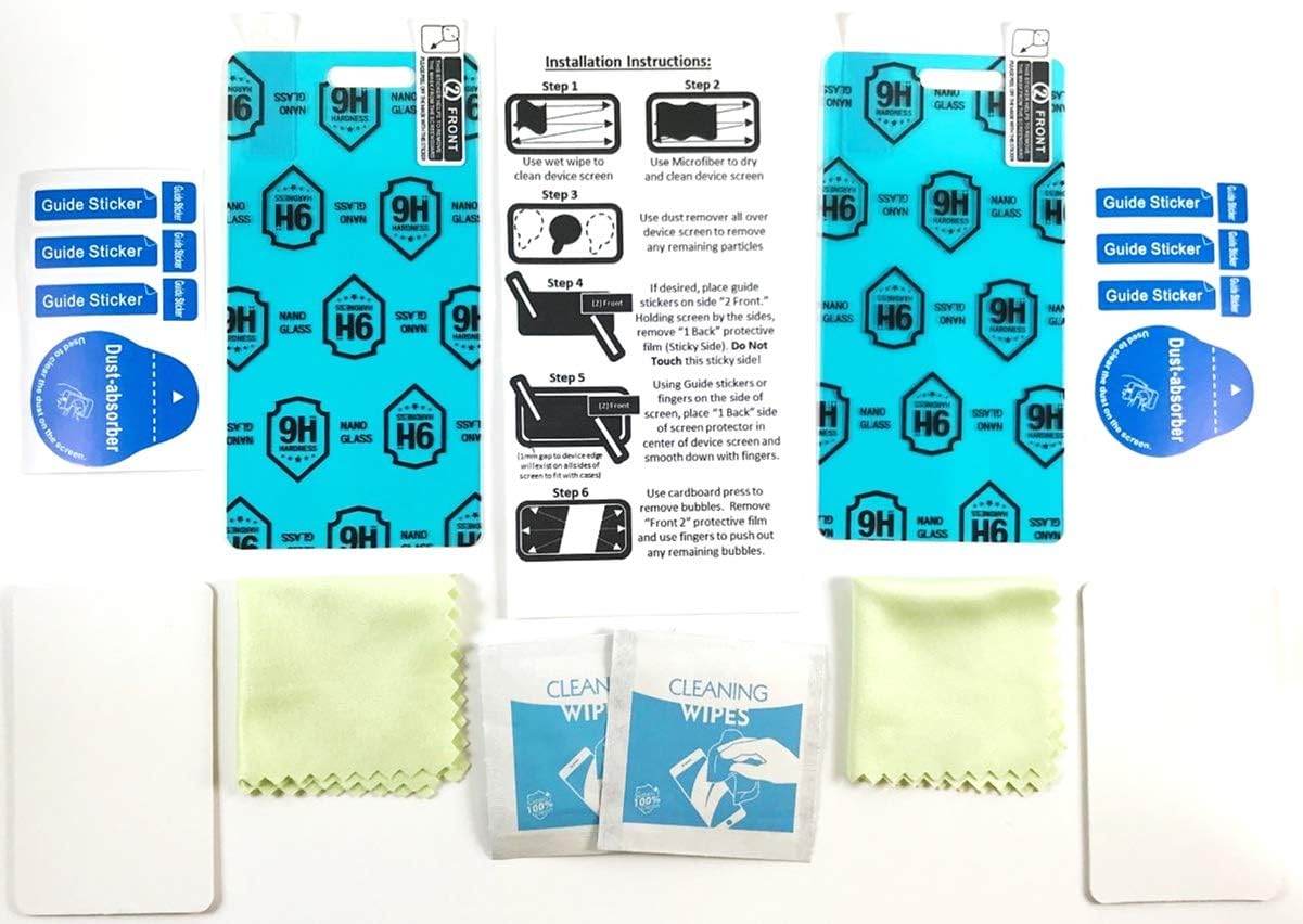 A1C WEAR - 9H Flexible Glass Screen Protector for Omnipod Dash Receiver PDM - Won't Crack or Chip - Anti-Scratch Anti-Fingerprint - 2 Pack