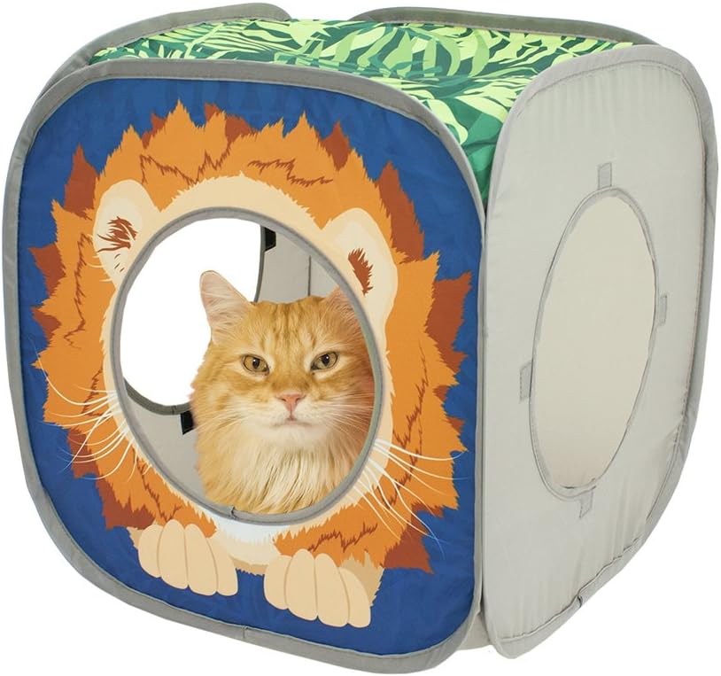 Kitty City Jungle Cube Combo: Collapsible Cat Cube, Tunnel & Bed