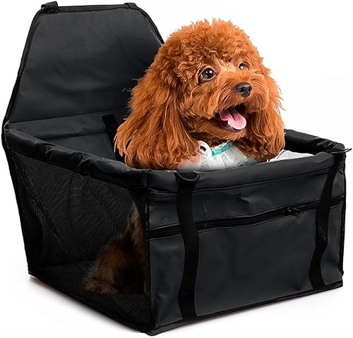 Cadeirinha Pet Para Carro Cachorro Cães Gatos 10kg Estocasa (Preto)