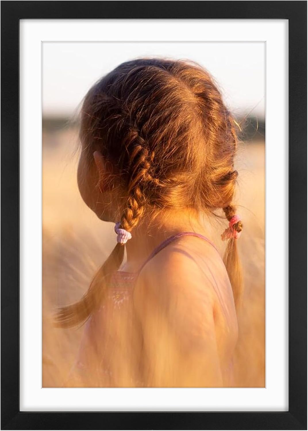 Golden State Art, 16X24 Picture Frame with Mat for 12X18 - High Definition Glass Wall Mounting Horizontal Vertical Display (Gold, 1 Pack)