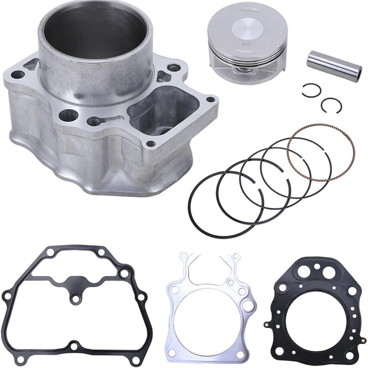12100-HP7-A00 TRX420 Cylinder Piston Top End Rebuild Kit with Gasket for 2007-2018 Rancher 420 FE FM TE TM Replaces12251-HP5-601, 12251-HP7-A01, 12191-HP5-601
