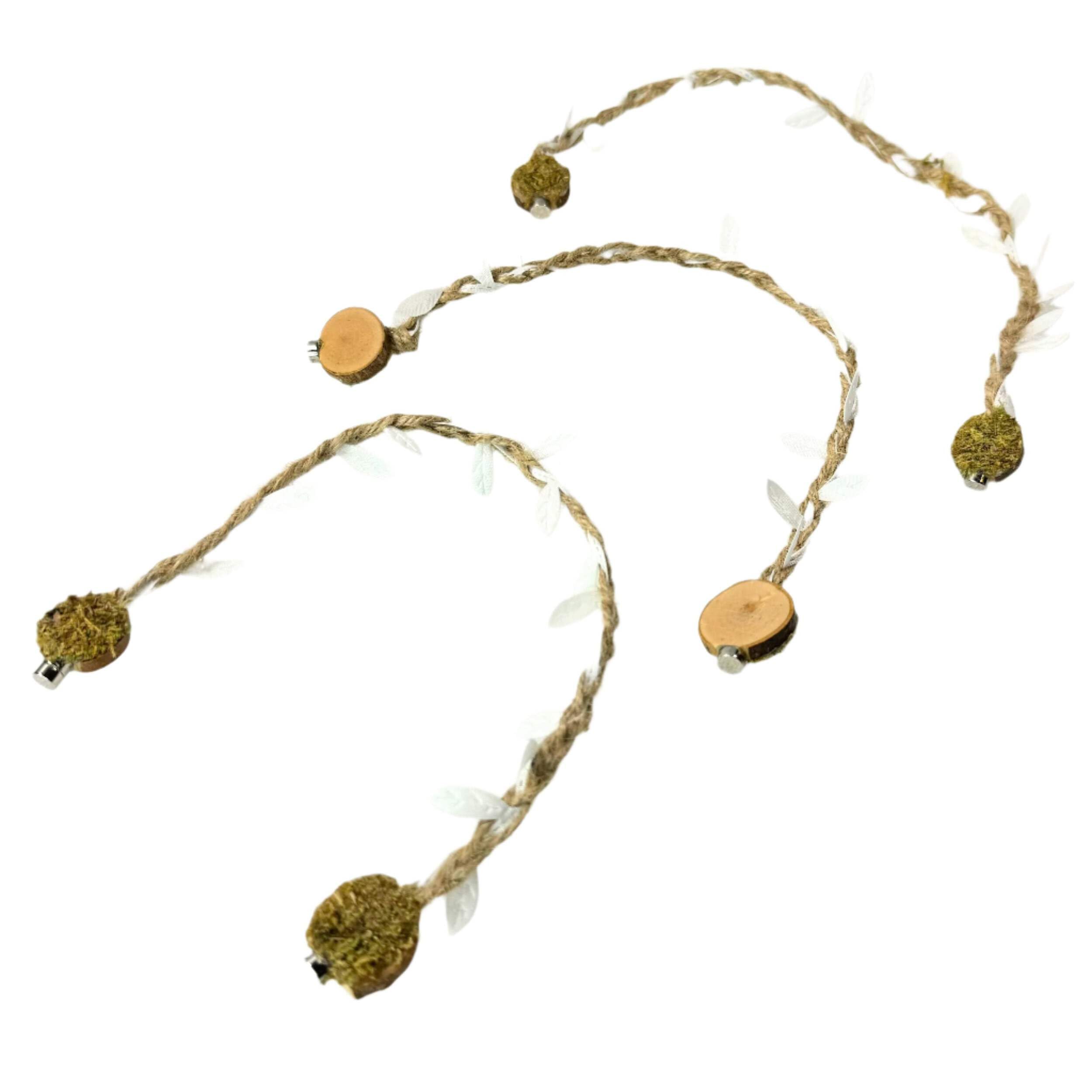 Opus Vita Jumping Spider - Rope bridges with Twine - Spider Enclosure Decor - Professionally made to cleverly attach to your Insect Enclosure Natural Twine/Green Single — view 12