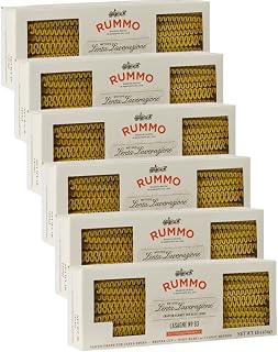 Rummo Lasagne Pasta No. 83 Sheets - Premium Italian Kosher Non-GMO Lasagna Noodles, 1 lb Pack of 6