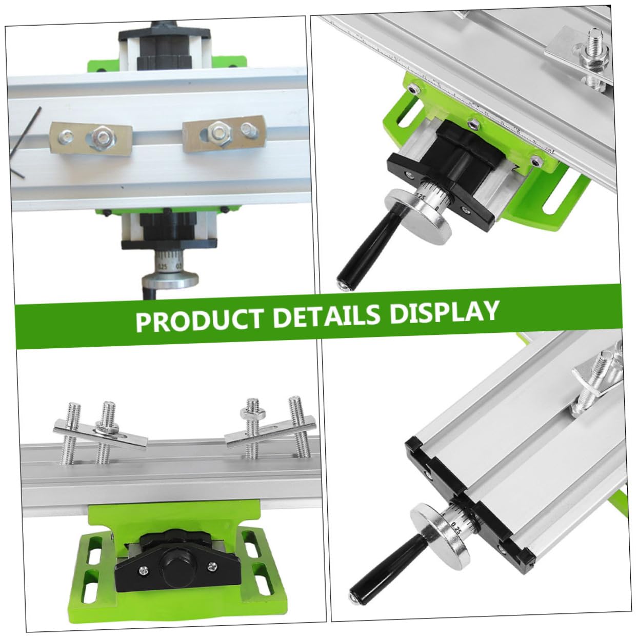 Mesa de Trabajo de Fresado Multifunción para Mini Taladro Verde