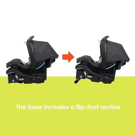 Baby Trend EZ-LiftTM PRO Infant Car Seat, Dash Midnight Lightweight Premium Carry, Plush Infant Cushioning, Adjustable Harness Support