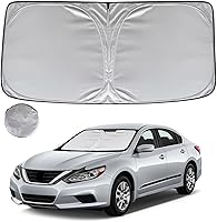 Vista 98 de KAYZT Parasol para parabrisas para Toyota Camry 2012-2017 LE XLE Hybrid SE XSE Sedan plegable, accesorios de ajuste personalizado para ventana