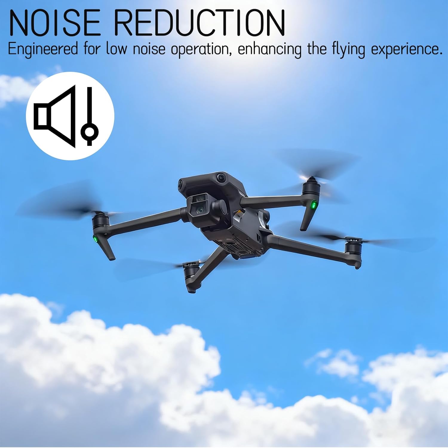 4Pieces Propellers Compatible with Mini 5 Pro 6028 Props - Plastic, Low Noise, Quick Release Wing Blades, Spare Wings, Drone Accessories, Non-OEM
