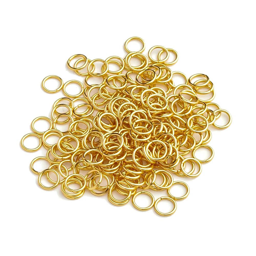 100 Anelli Di Giunzione Aperti In Bronzo Anticato - 12 Mm X 1 Mm - Ferro Ipoallergenico Per Bigiotteria Fai Da Te