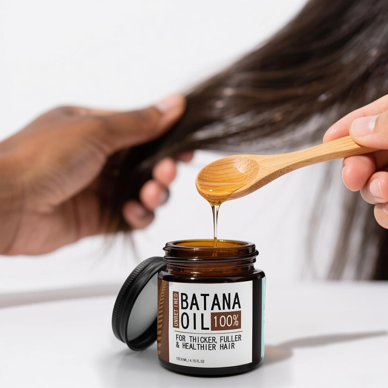 100% raw batana oil for hair growth - effective hair care with pleasant smell & good texture, natural hair growth oils, pumpkin seed oil - Image 7