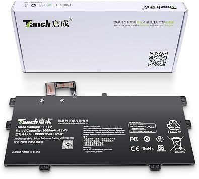 Tanch Genuine HB30B1W8ECW-31 Laptop Battery Replace for Huawei Matebook X Matebook EUL-W19 Matebook EUL-W29 EUL-W29P EULD-WDH9 WFE9 Matebook EUL-W19P 11.46V 3665mAh 42W