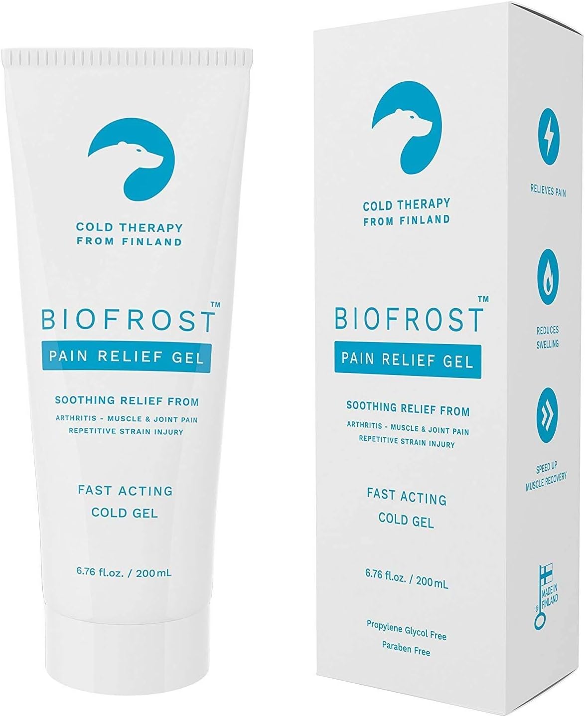 Biofrost Pain Relief Gel Cold Gel for Arthritis, Joint and Muscle