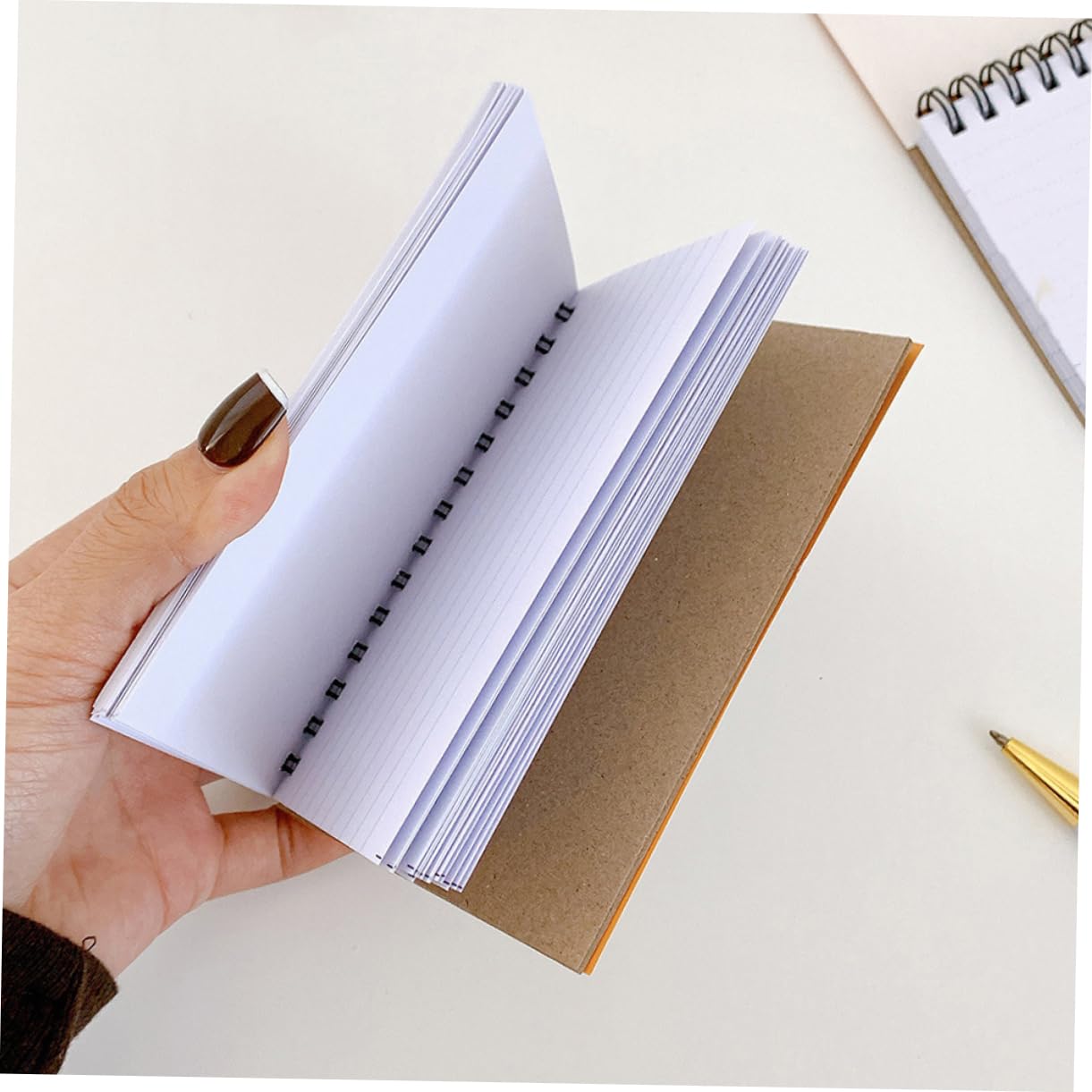 SHINEOFI 5 Piezas 2 Notas De La Tarjeta De Índice Cuaderno Pequeño Pequeños Cuadernos Minicuadernos Diminuto Mini Cuaderno Libreta Espiral Tarjetas De Nota Cortina a La Italiana Bloc Papel